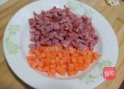 五彩紫米蛋炒饭的做法图解3