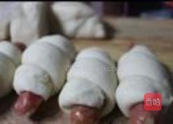 牛奶香肠馒头卷的做法图解8