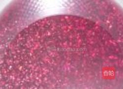 香煎爱心黑米饼的做法图解1