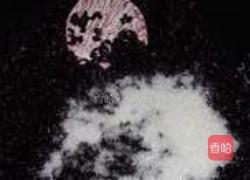 香煎爱心黑米饼的做法图解3