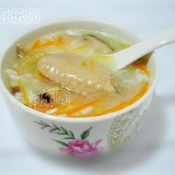 胡萝卜香菇柴鸡粥的做法[图]