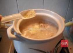 胡萝卜香菇柴鸡粥的做法图解8
