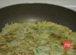 茼蒿鸡蛋煎饼的做法图解5