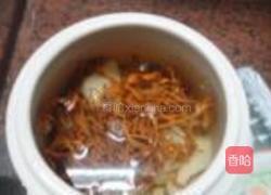 虫草花炖雪梨的做法图解3