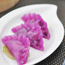 紫水晶韭菜饺的做法[图]