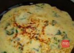 菠菜鸡蛋饼的做法图解8