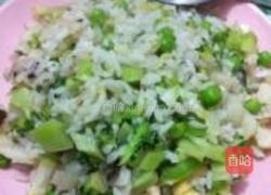 减肥蔬菜炒饭的做法图解3