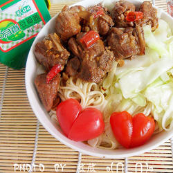 酱香排骨炸酱面的做法[图]