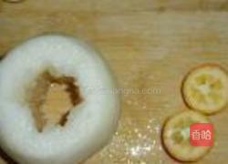 金桔川贝炖梨的做法图解3