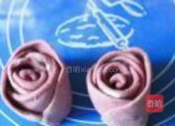 紫玫瑰馒头的做法图解13