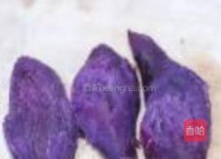 紫玫瑰馒头的做法图解1