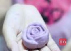 紫玫瑰馒头的做法图解5