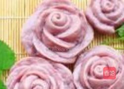 紫玫瑰馒头的做法图解7