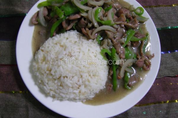 鲍汁鸭胗烩饭