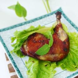 蒜蓉叉烧烤鸡腿的做法[图]