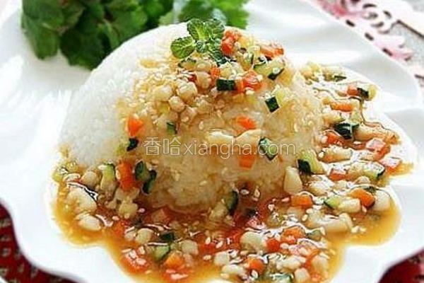 韩式鱿鱼盖浇饭