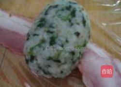 香煎菠菜饭团的做法图解14