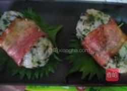 香煎菠菜饭团的做法图解17