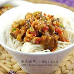 茄红鸡丁茄丁面的做法[图]