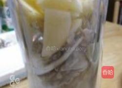 蘑菇鸡肉酱浇头面的做法图解3