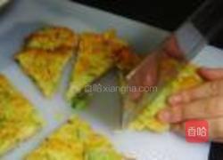 丝瓜虾米煎饼的做法图解6