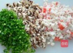 韭菜蘑菇饼的做法图解2