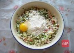 韭菜蘑菇饼的做法图解5