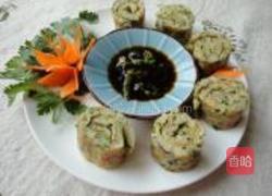 韭菜蘑菇饼的做法图解9