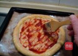 烤鸡焗饭披萨的做法图解16
