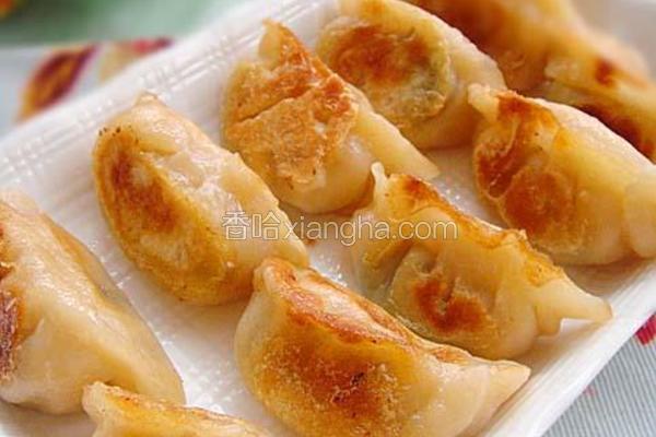 番茄鸡蛋薄荷煎饺