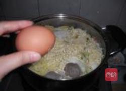 娃娃菜牛肉丸方便面的做法图解8