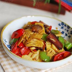 腊肉炒春笋的做法[图]