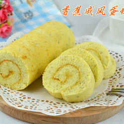 香蕉戚风蛋糕卷的做法[图]