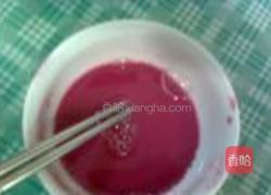 桑葚玫瑰馒头的做法图解3