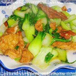 油菜炒豆干的做法[图]