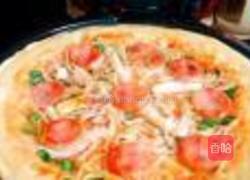 火腿披萨的做法图解17