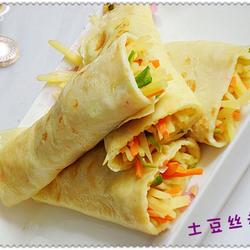 土豆丝卷饼的做法[图]