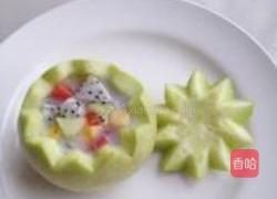 椰汁酸奶小香瓜的做法图解6