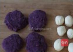 紫薯奶酪球的做法图解3