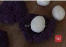 紫薯奶酪球的做法图解4