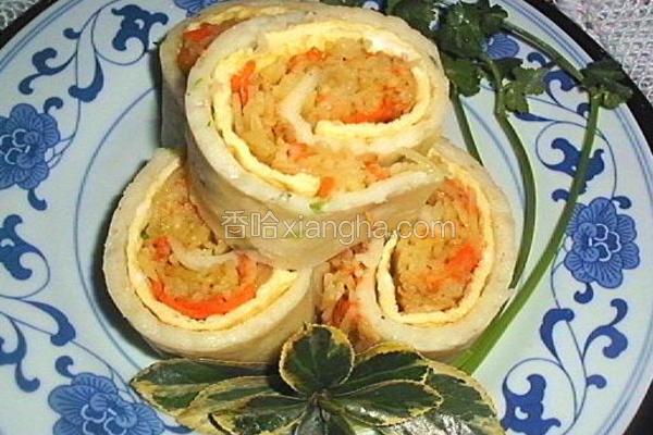 土豆丝蛋卷饼
