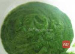 菠菜煎饼的做法图解2
