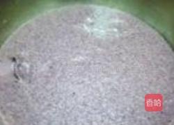 紫米黑花卷的做法图解3