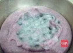 紫米黑花卷的做法图解4