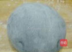 紫米黑花卷的做法图解5