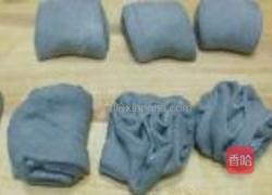 紫米黑花卷的做法图解9