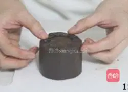 巧克力五瓣花蛋糕的做法图解12