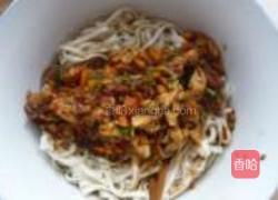 番茄鸡蛋炸酱面的做法图解12