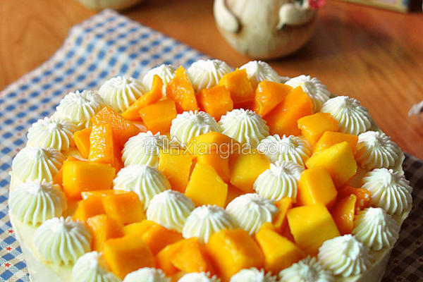 芒果香橙慕斯蛋糕