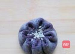 黑米豆沙菊花包的做法图解11